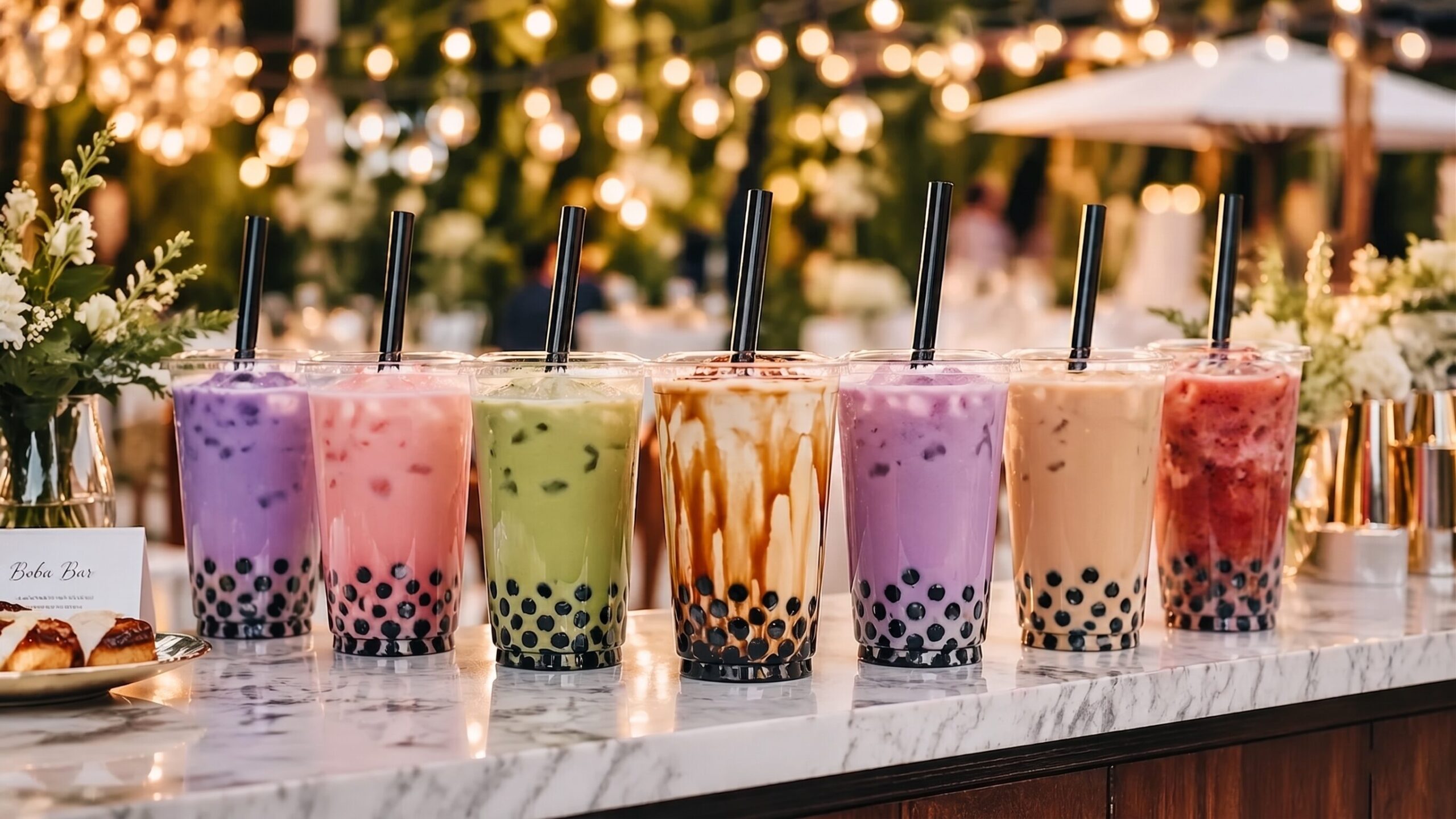 Boba tea cart catering for events in Los Angeles