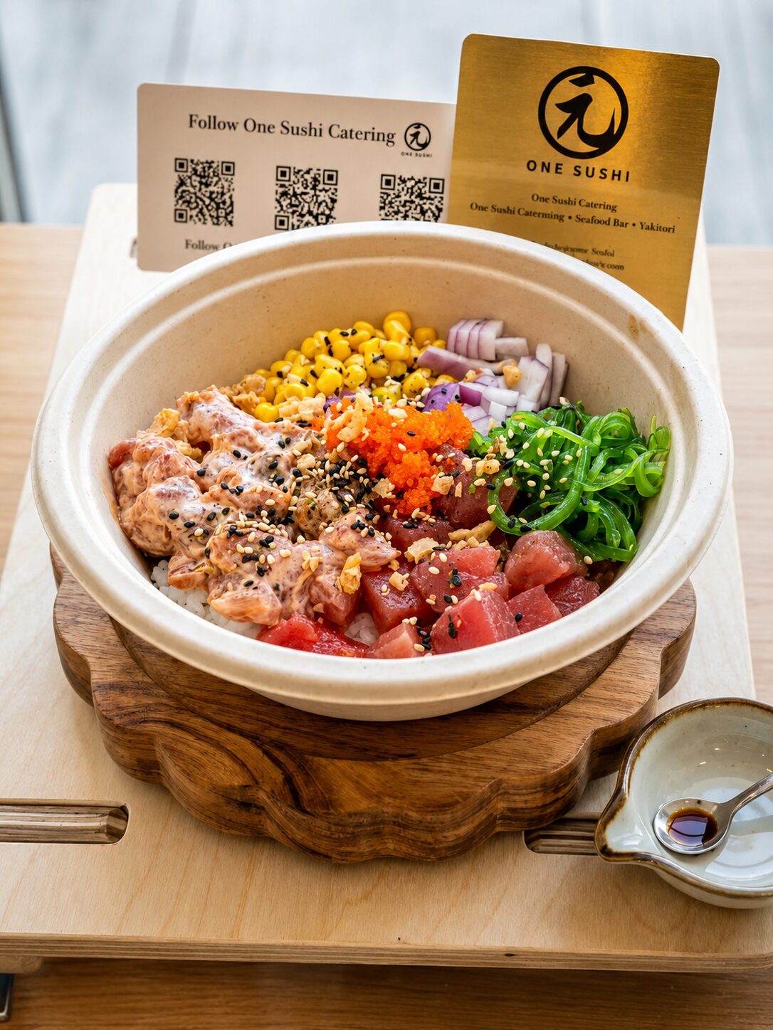 One Sushi Custom Poke Bowl Catering Los Angeles