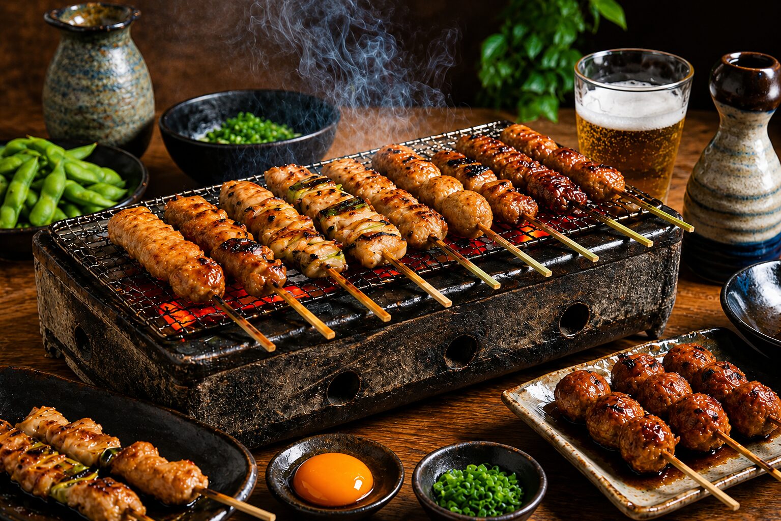 Yakitori skewer catering for private events in Los Angeles